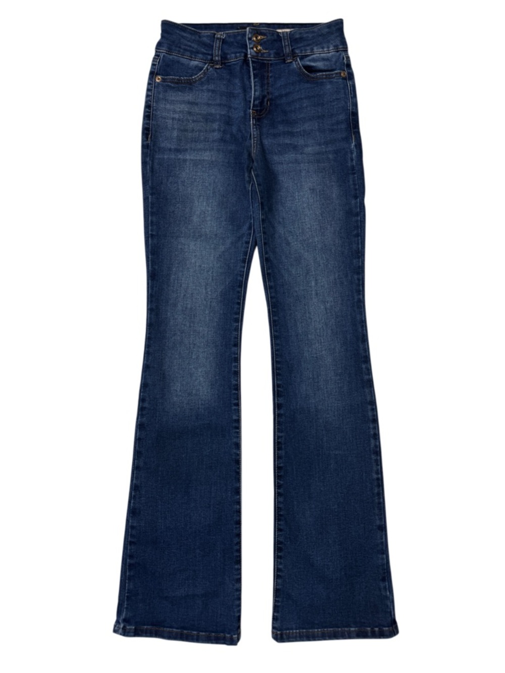 {BCBGeneration} "Mid Rise Bootcut" Blue Boot Cut Jeans WJ450-43